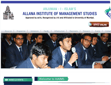 Tablet Screenshot of aiaims.com